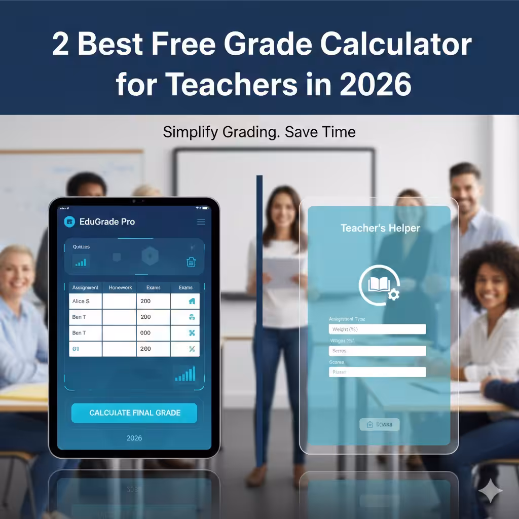 2 Best Free Grade Calculator for Teachers in 2026
