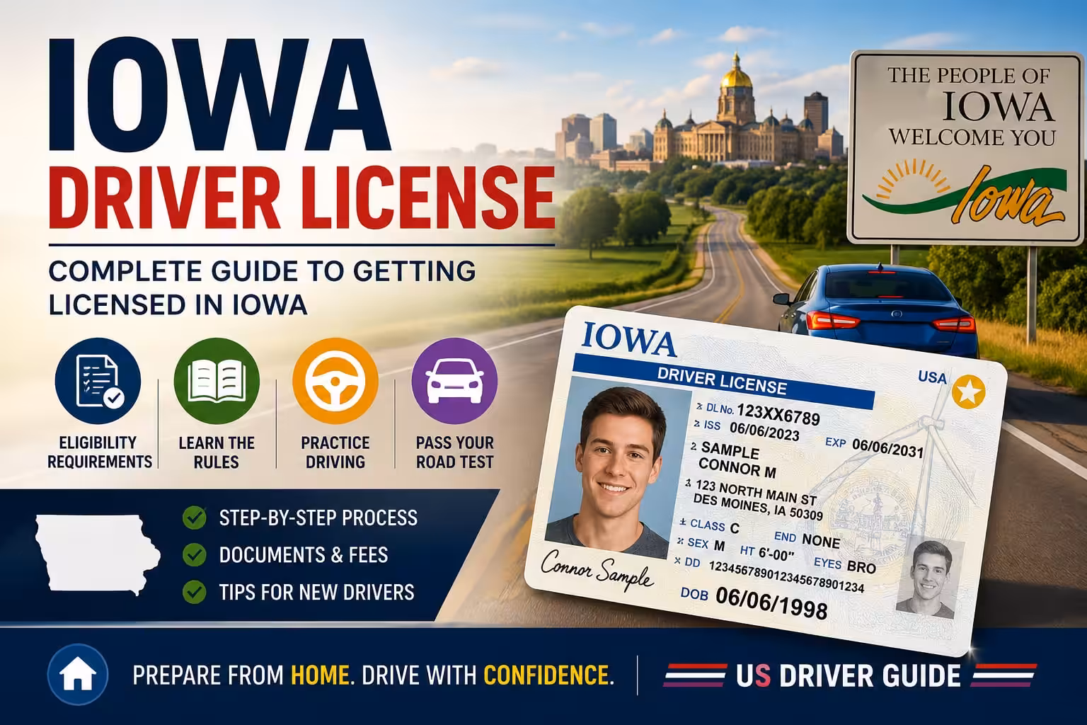 Iowa Driver License: A Complete Guide for New Drivers
